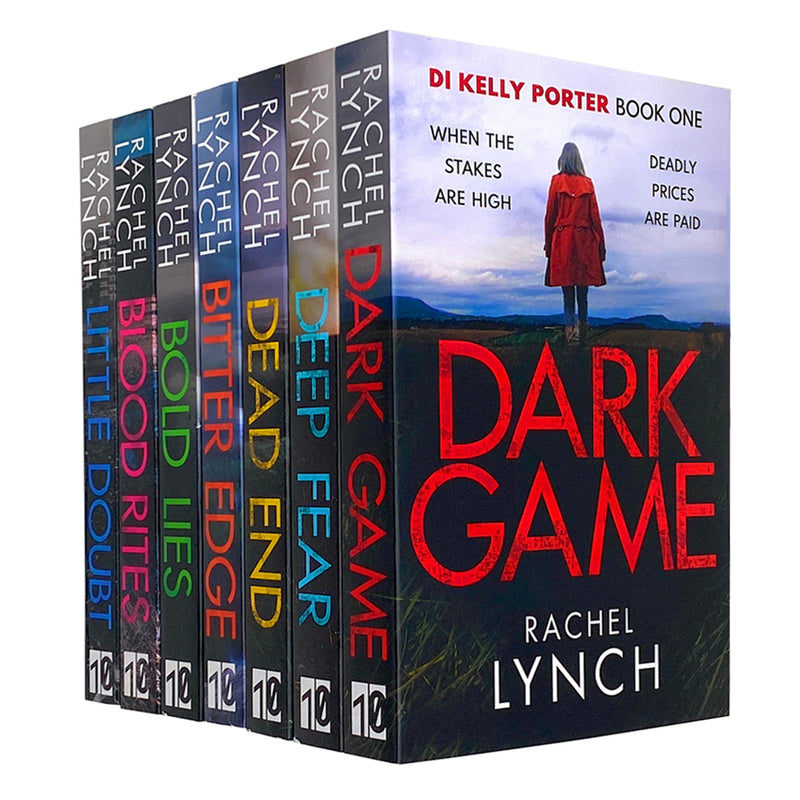 Rachel Lynch Series DI Kelly Porter 7 Books Collection Set Dead End Dark Gam