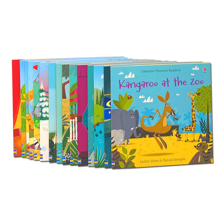 Usborne My First Phonics Reading Library 15 Book Set| Fun & Educational Children's Storybooks for Early Readers,Literacy Skills & Interactive Learning