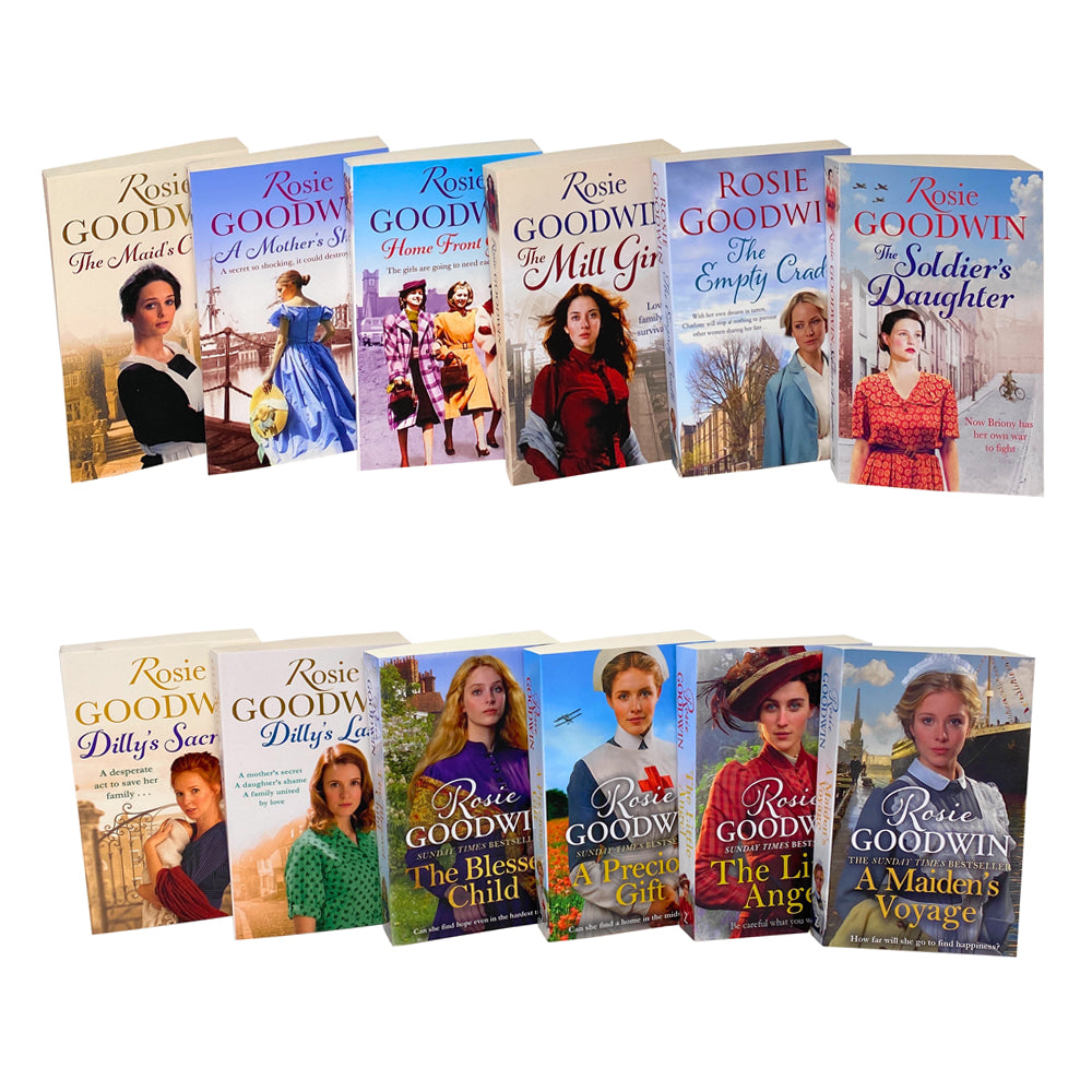Rosie Goodwin Series 12 Books Collection Set Pack Inc Maidens Voyage, – Lowplex