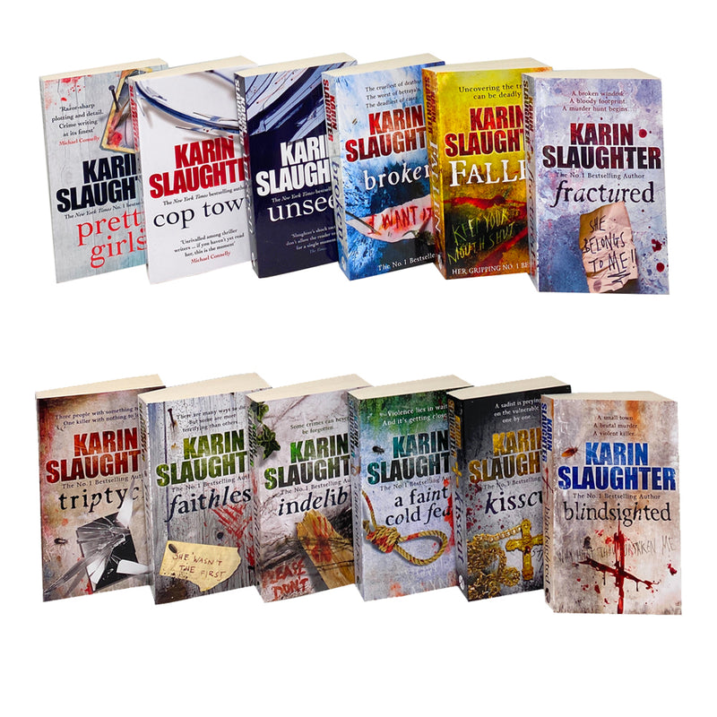 Karin Slaughter Will Trent Grant County Atlanta Series 12 Books Collection Set