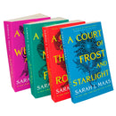 Photo of A Court of Thorns and Roses Series by Sarah J. Maas on a White Background