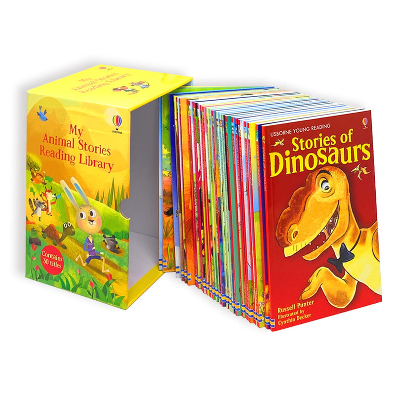 Usborne My Animal Stories Reading Library 30 Books Collection Box Set: