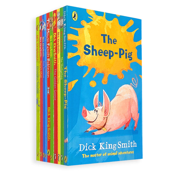 Dick King-Smith Animal Adventures 10 Paperback Book Collection | Fun & Educational Kids Stories | Fiction for Young Readers, Wildlife & Animal Tales