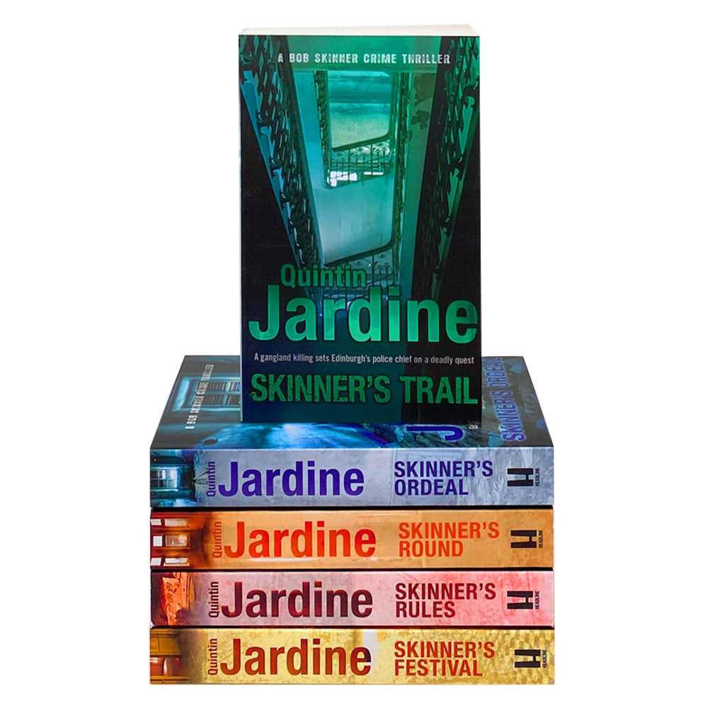 Bob Skinner Series 5 Books Collection Set by Quintin Jardine – Crime Thrillers Fiction Mystery Novels by British Author Scottish Bestseller