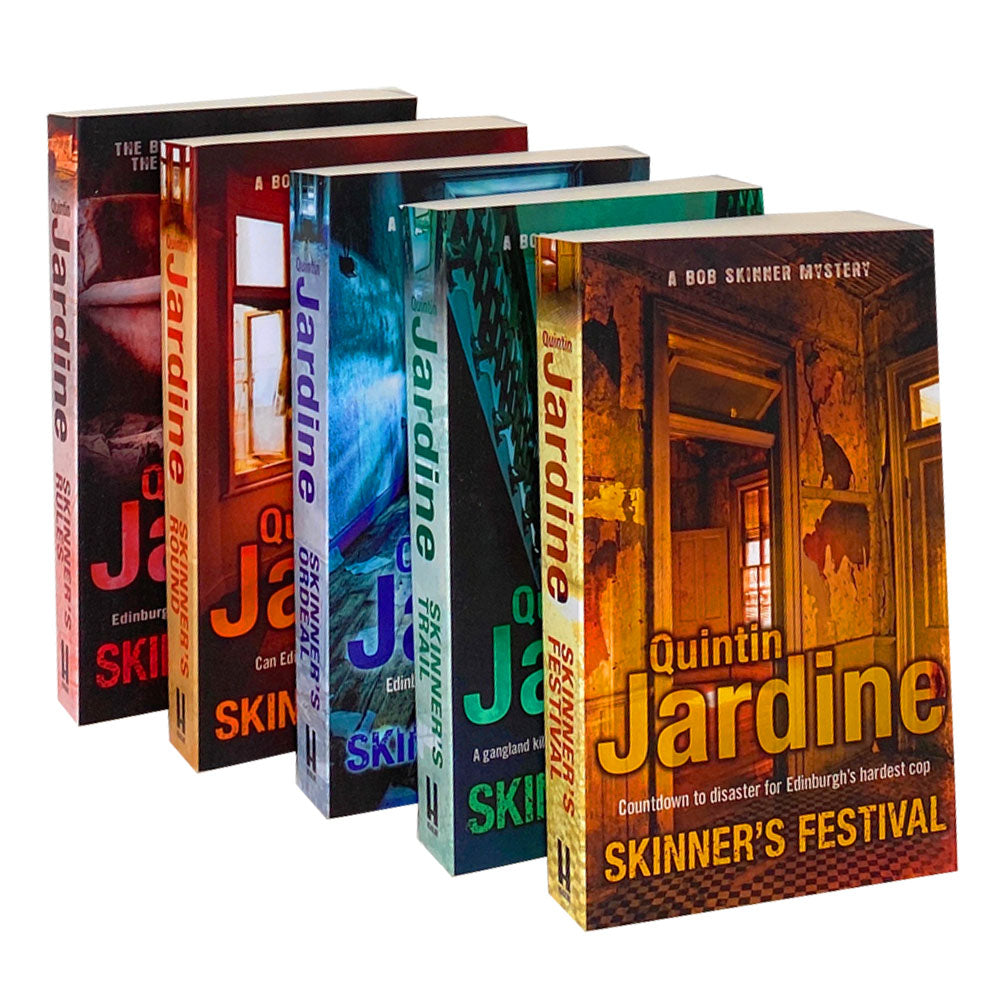 Bob Skinner Series 5 Books Collection Set by Quintin Jardine – Crime Thrillers Fiction Mystery Novels by British Author Scottish Bestseller