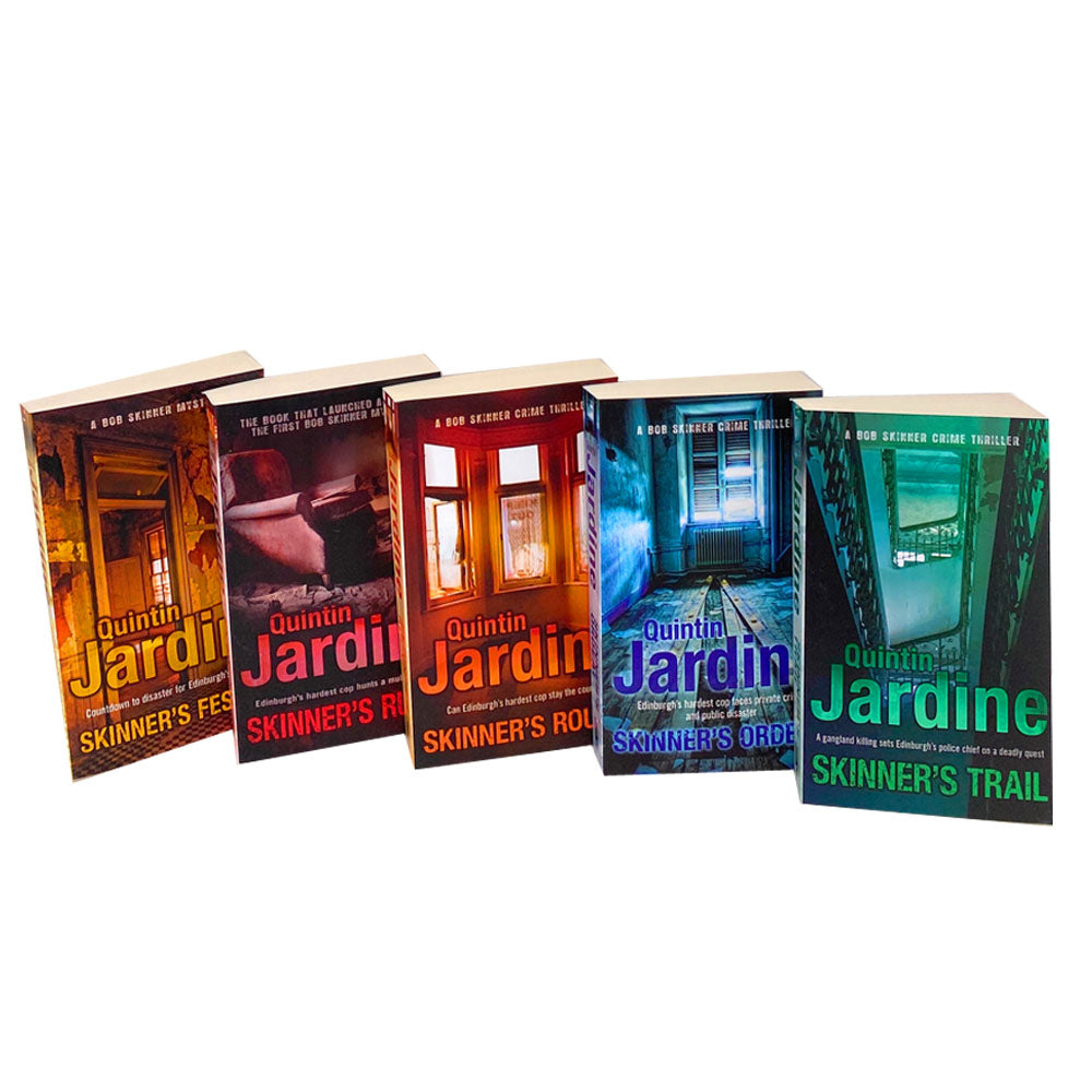 Bob Skinner Series 5 Books Collection Set by Quintin Jardine – Crime Thrillers Fiction Mystery Novels by British Author Scottish Bestseller