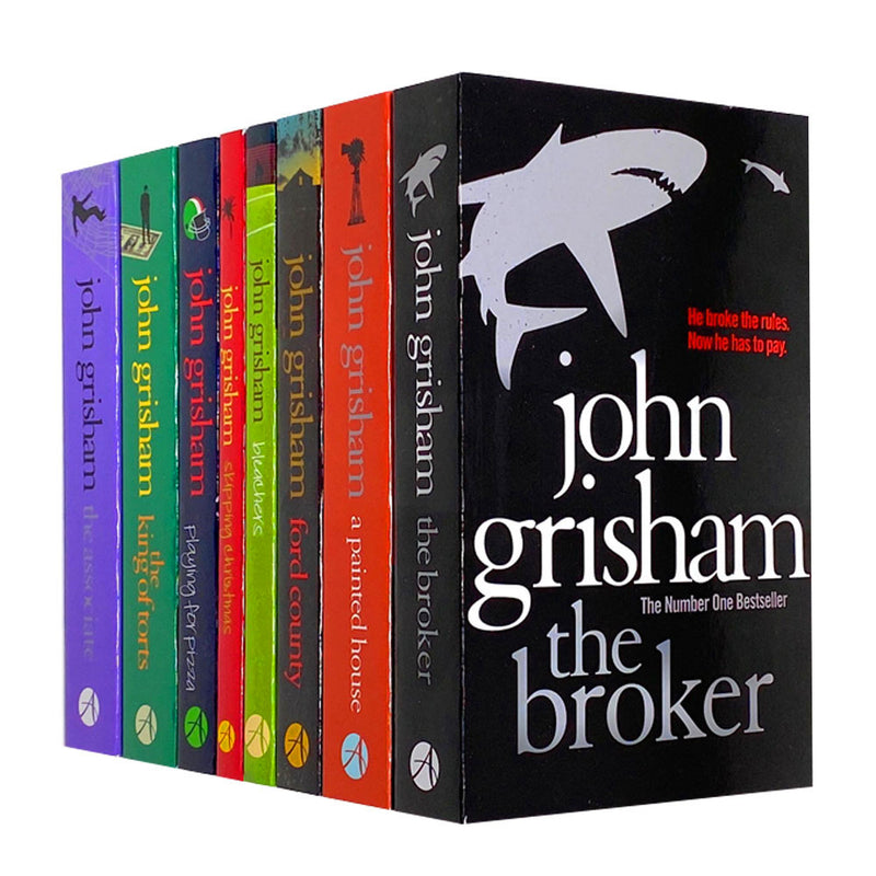 John Grisham Collection 8 Books Set, The Broker, A Painted House...