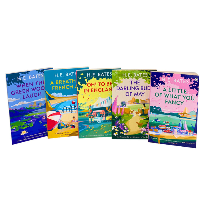 H. E. Bates The Larkin Family Series – 5 Book Set Collection | Heartwarming English Fiction, Family Saga, Historical Novels & Adventures