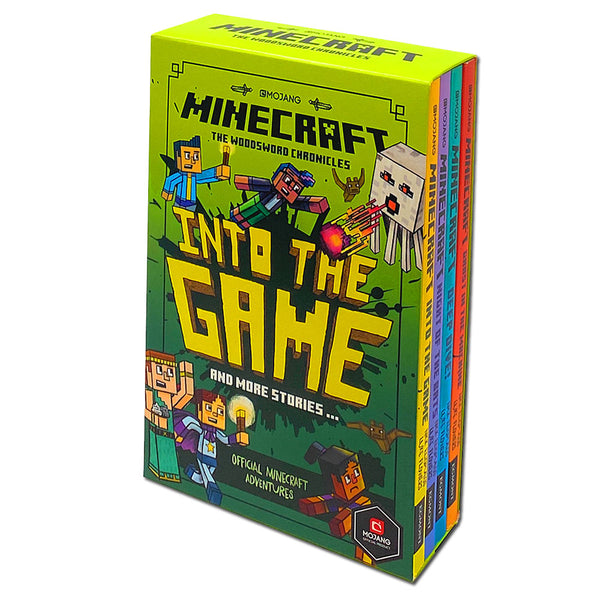 Minecraft: Into the Game The Woodsword Chronicles Collection, 4 Books Set