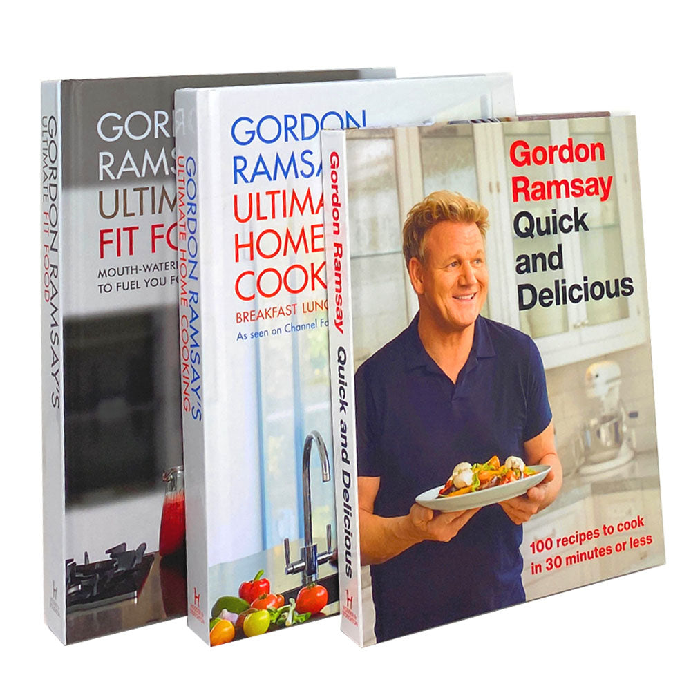 Gordon Ramsay Notebook Gordon Ramsay Cookbooks: Quick, Delicious & Fit Food Set – Lowplex Books