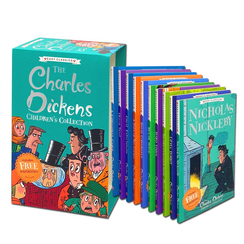 The Charles Dickens Children's Collection, Easy Classics, 10 Books Set, Oliver Twist...