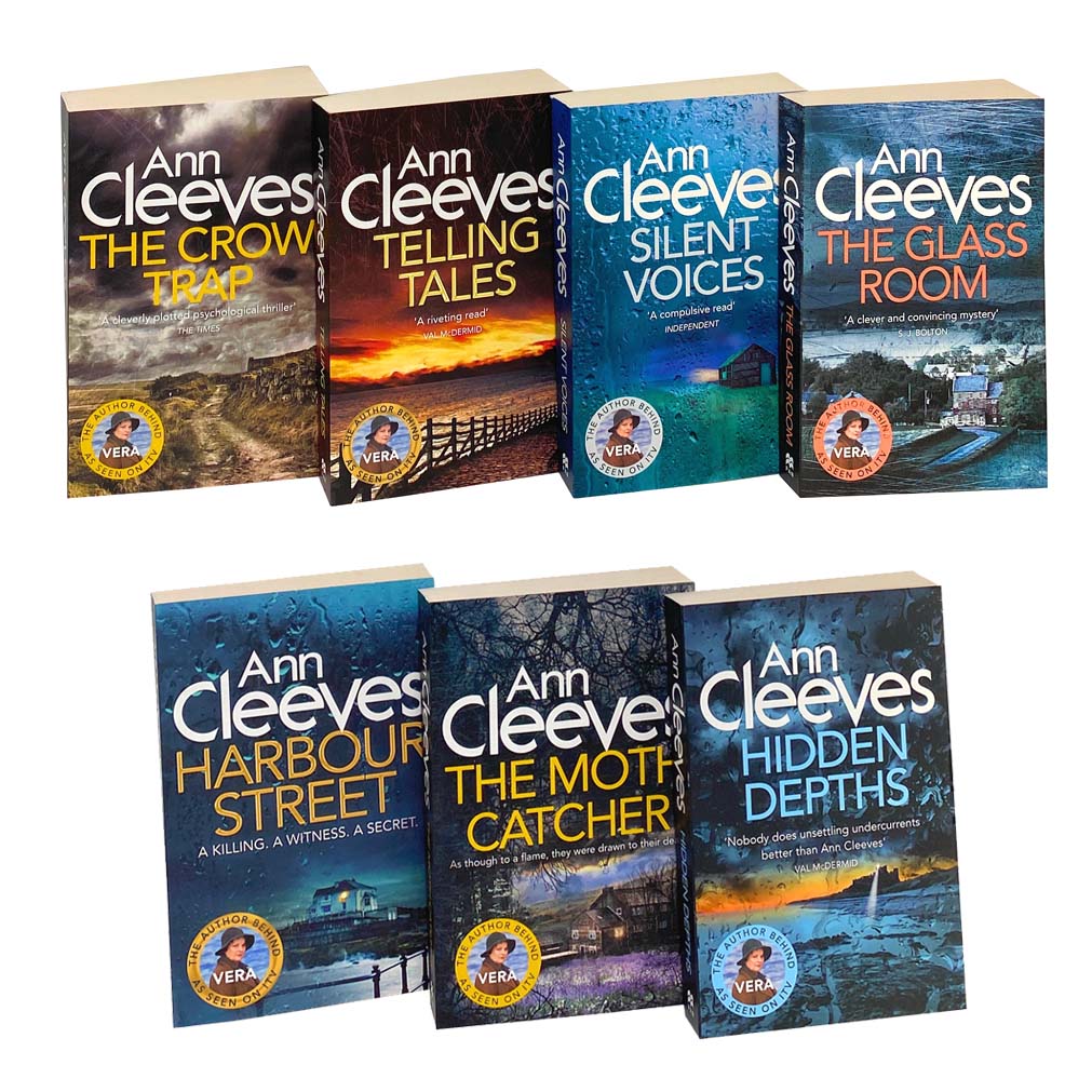 Ann Cleeves Vera Series Collection: 7 Books Set – Telling Tales & Classic Crime Mysteries