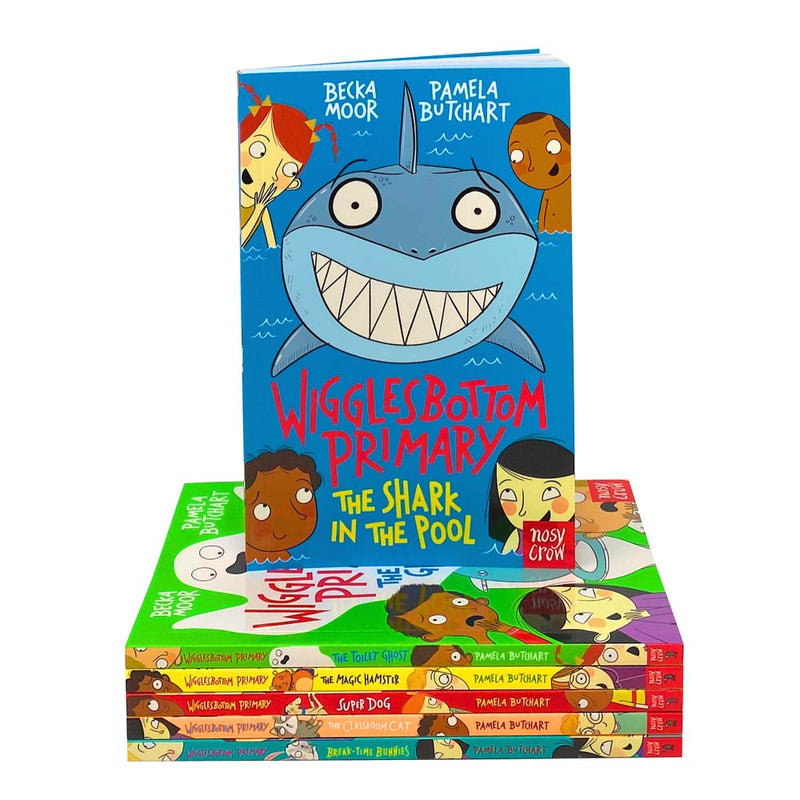Wigglesbottom Primary Series by Pamela Butchart– 6 Paperback Book Collection Set | Fun & Hilarious Children's Fiction for 6+ years & School Adventures