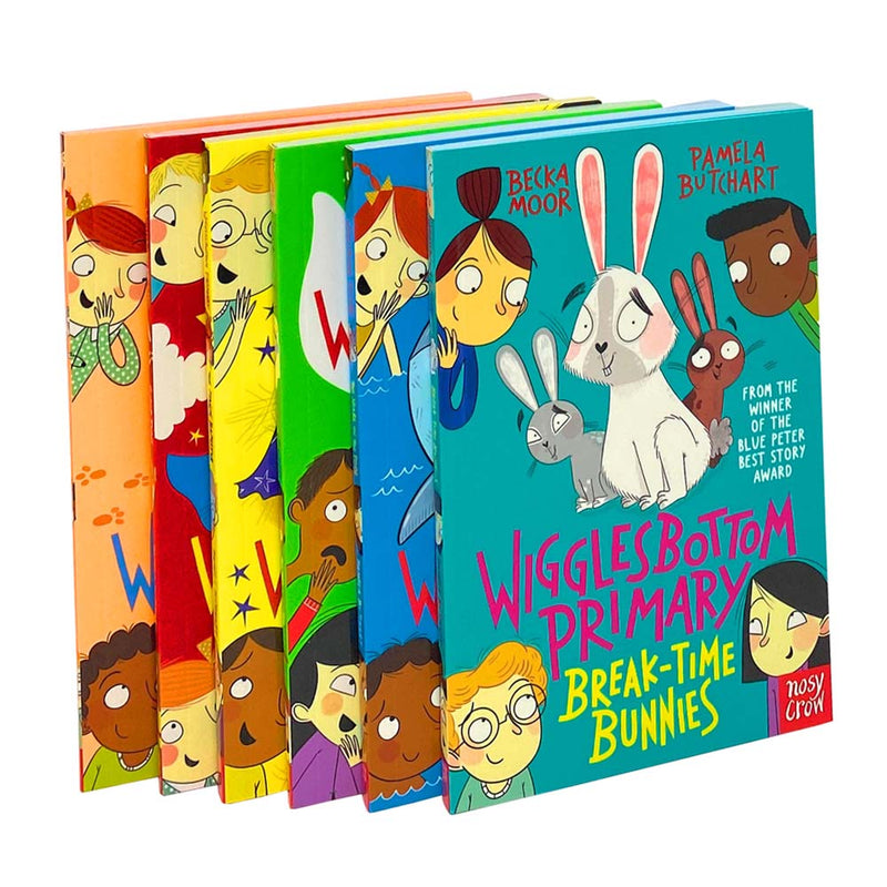 Wigglesbottom Primary Series by Pamela Butchart– 6 Paperback Book Collection Set | Fun & Hilarious Children's Fiction for 6+ years & School Adventures