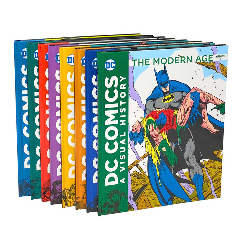 DC Comics: A Visual History Collection 8 Books Set Contains Eight Stunning Vol