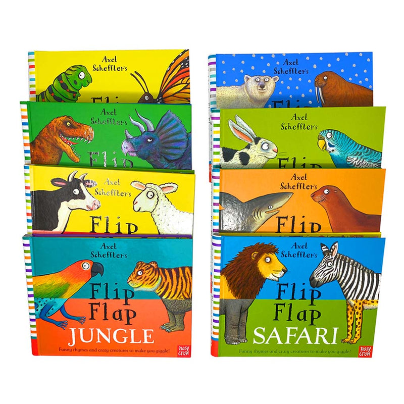 Axel Scheffler's Flip Flap Children's Books 8 Books Set Collection Hardcover