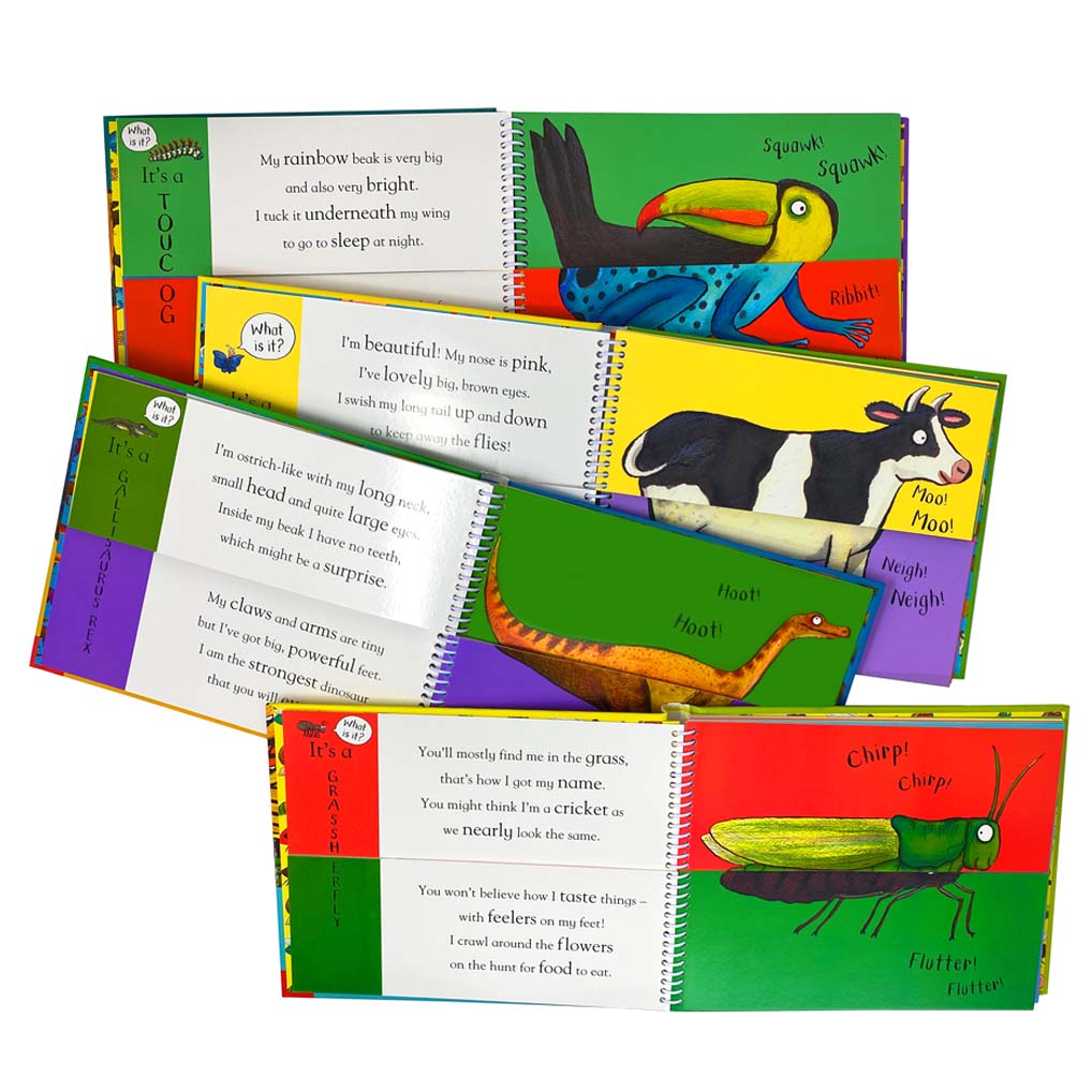 Axel Scheffler's Flip Flap Children's Books  8 Book Hardcover Set: Fun & Interactive Picture Books for Kids, Early Learning & Storytime