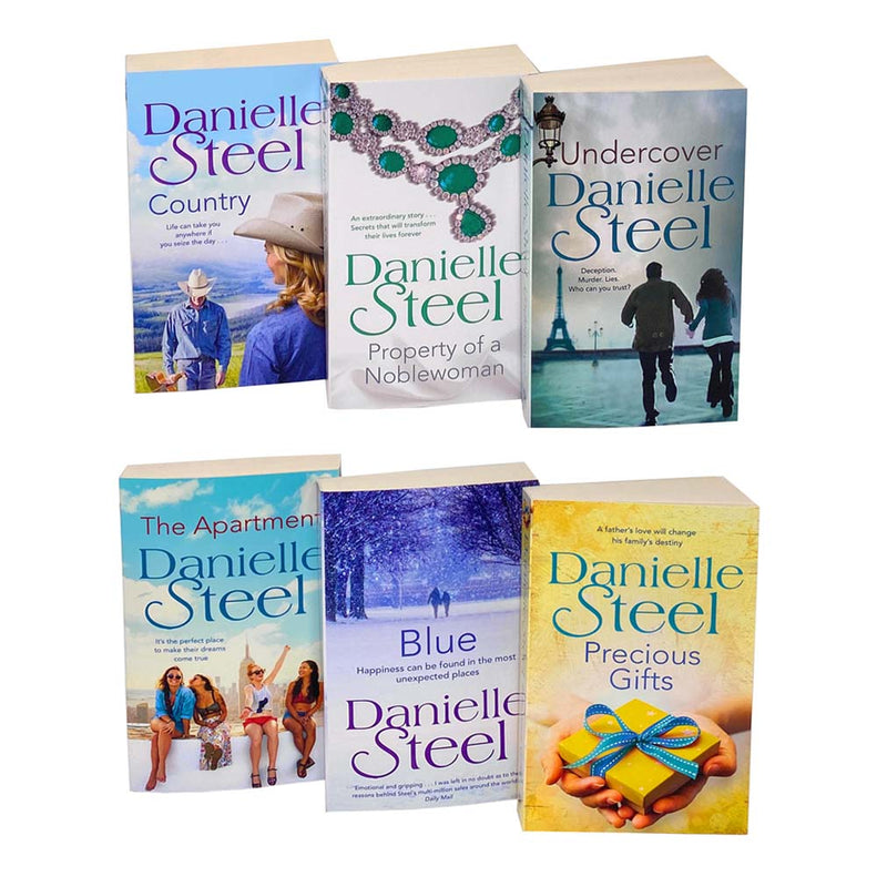 Danielle Steel 6 Books Collection Set Inc Blue, Undercover, Precious Gifts...