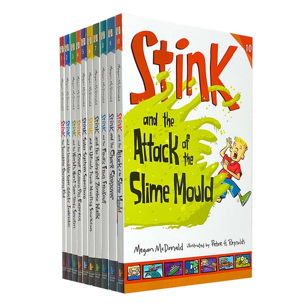 The Ultimate Stink-tastic Collection – 10 Paperback Book Box Set by Megan McDonald | Funny Children's Fiction, Kids' Humor, Adventure & Reading Fun