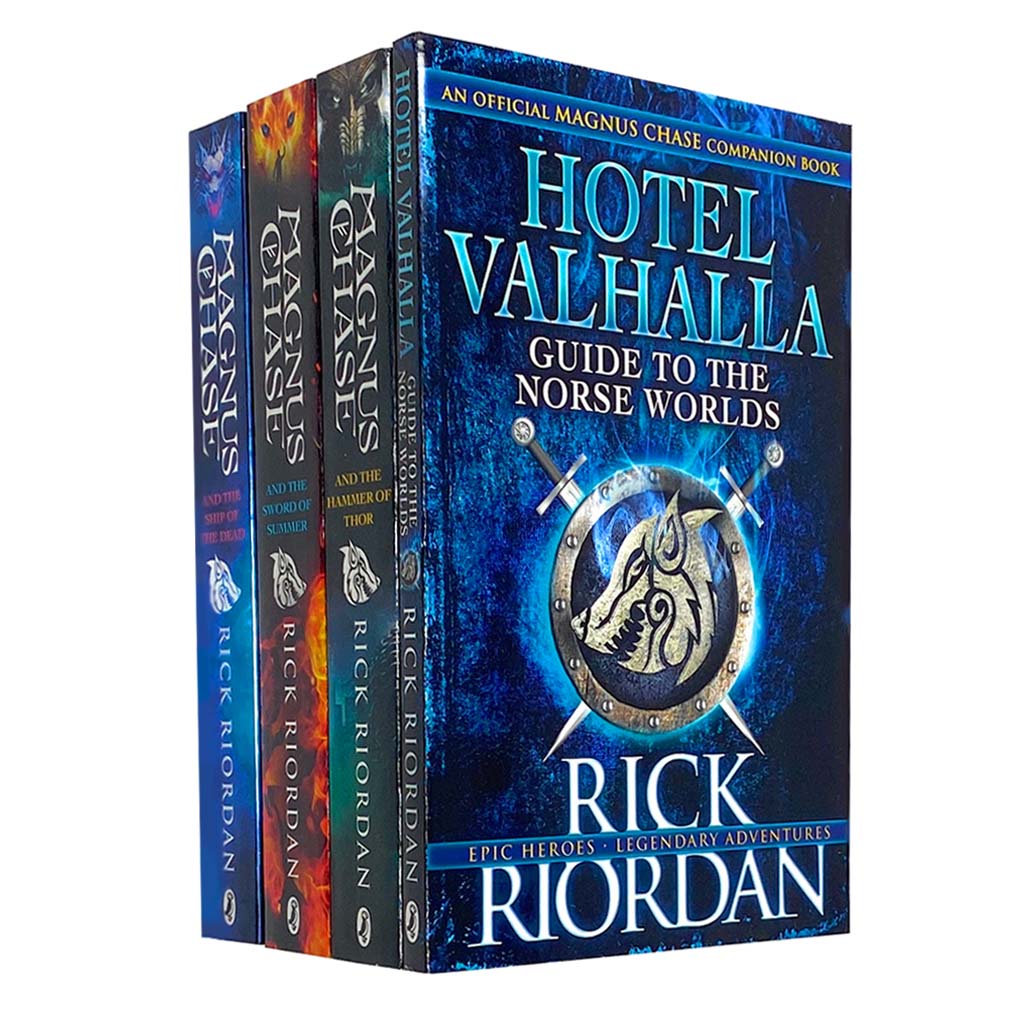 Magnus Chase 4-Book Set Collection by Rick Riordan | Children's Fantasy & Adventure Series – Mythological Tales, Bestsellers, YA Novels & Epic Stories