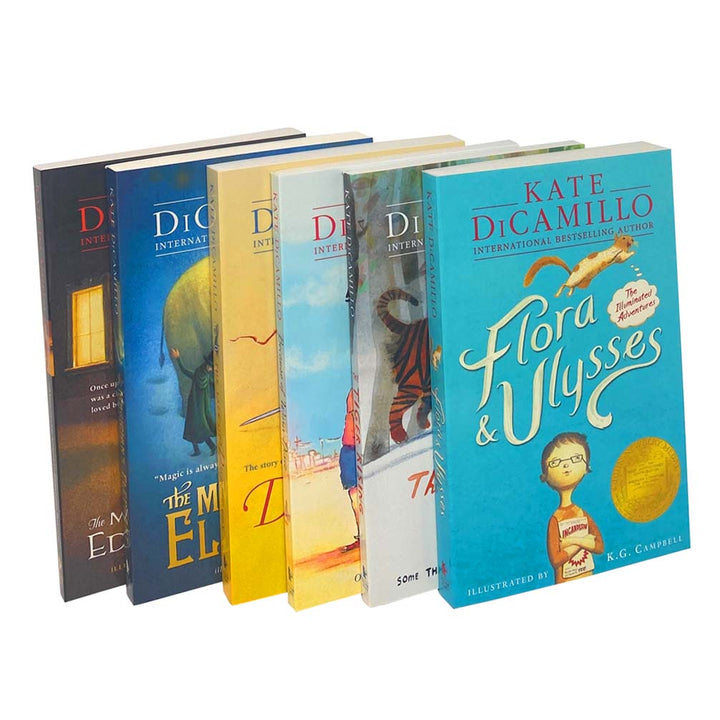 Kate DiCamillo Classic 6 Book Box Set– Beloved Children's Literature, Hardcover Middle Grade Fiction, Wholesome Tales of Adventure, Friendship & Magic