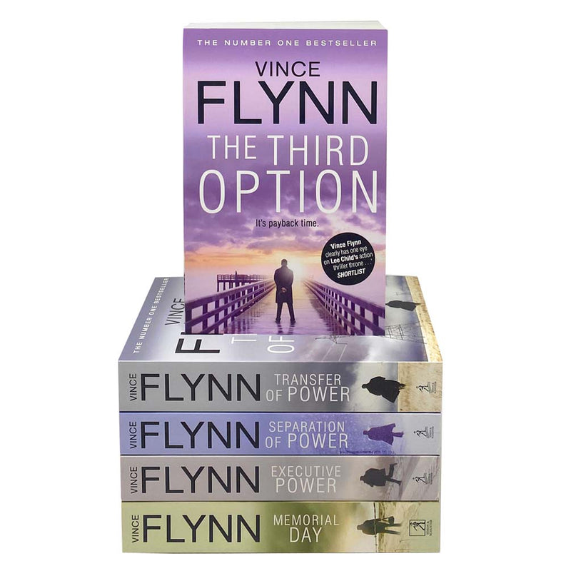 Mitch Rapp Novel Series 5 Paperback Book Collection by Vince Flynn | Action-Packed Spy Thrillers, Political Suspense & Bestselling Adventure Fiction