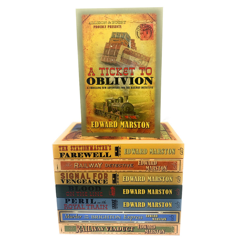 Edward Marston 8 Books Collection Set Railway Detective Series Paperback NEW