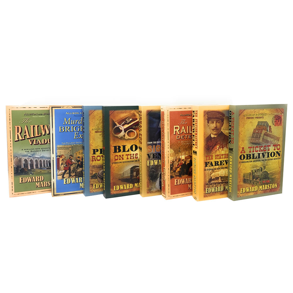 Edward Marston 8 Books Collection Set Railway Detective Series Paperback NEW