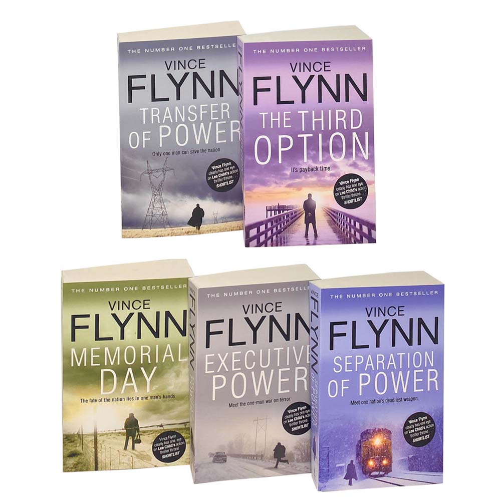 Mitch Rapp Novel Series 5 Book Collection by Vince Flynn | Action-Packed Spy Thrillers, Political Suspense & Bestselling Adventure Fiction