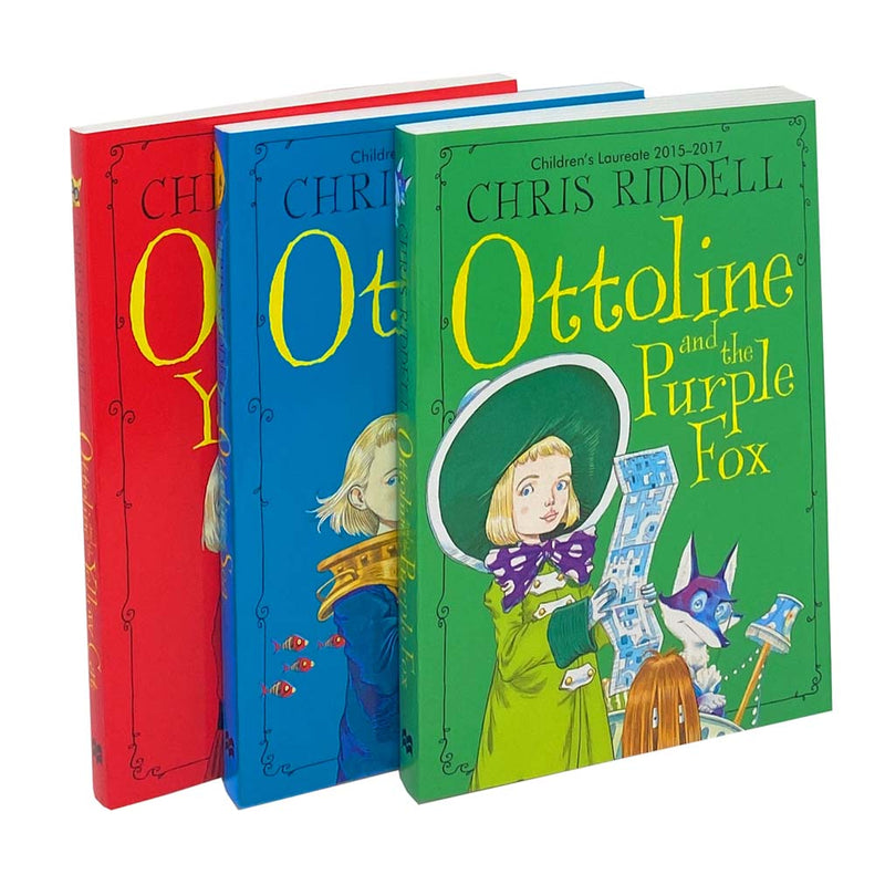 Chris Riddell Ottoline Collection 3 Books Set Paperback