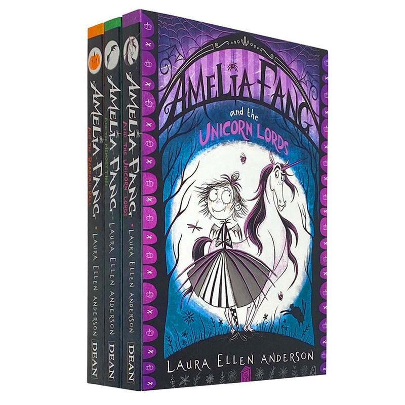 Laura Ellen Anderson Amelia Fang Series Collection 3 Books Set Children Pack