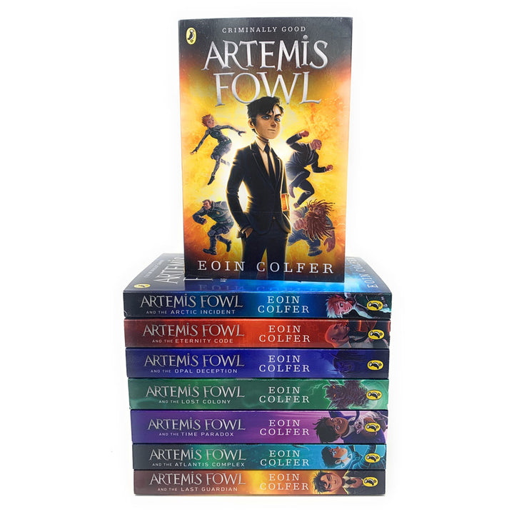 Artemis Fowl 8 Book Collection by Eoin Colfer | Last Guardian, Opal Deception & More | Fantasy, Magic, Adventure, Thrilling Young Adult Books & Novels