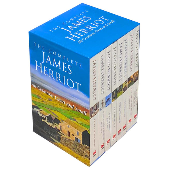 The Complete James Herriot Box Set 1-8 Collection 8 Books Set Every Living Thing