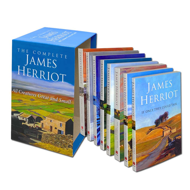 The Complete James Herriot Box Set 1-8 Collection 8 Books Set Every Living Thing