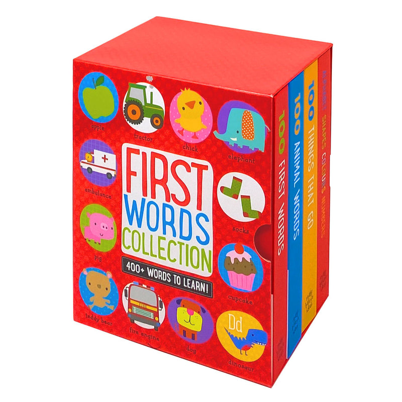 First Words Collection 400+ Words To Learn 4 Books Set Collection