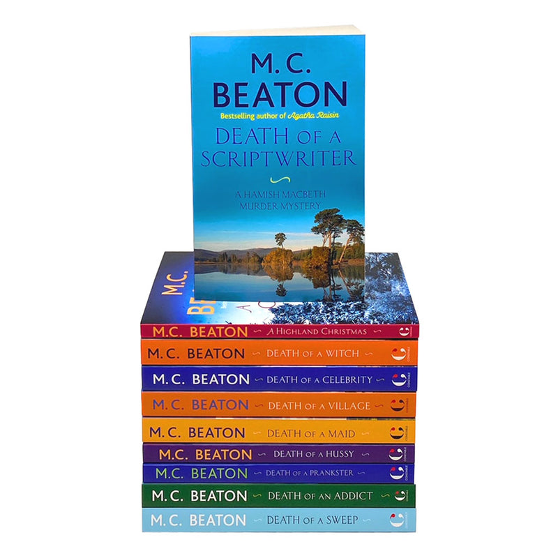 M.C Beaton A Hamish Macbeth Festive Mystery 10 Books Set Collection