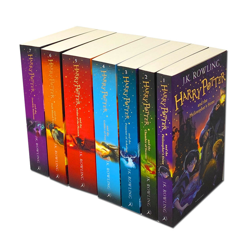 Harry Potter Book Set The Complete Collection by J.K Rowling Paperback –  Lowplex