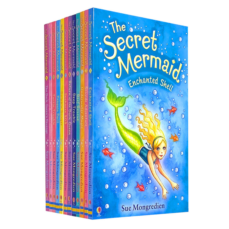 The Secret Mermaid Collection Sue Mongredien 12 Books Set - Seaside Adventure