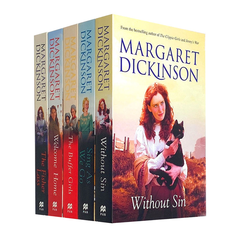Margaret Dickinson 5 Books Set Collection, Without Sin, Welcome Home...