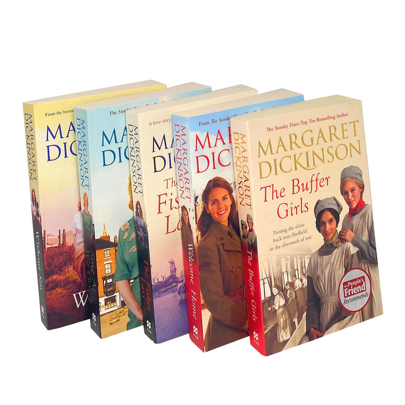 Margaret Dickinson 5 Books Set Collection, Without Sin, Welcome Home...