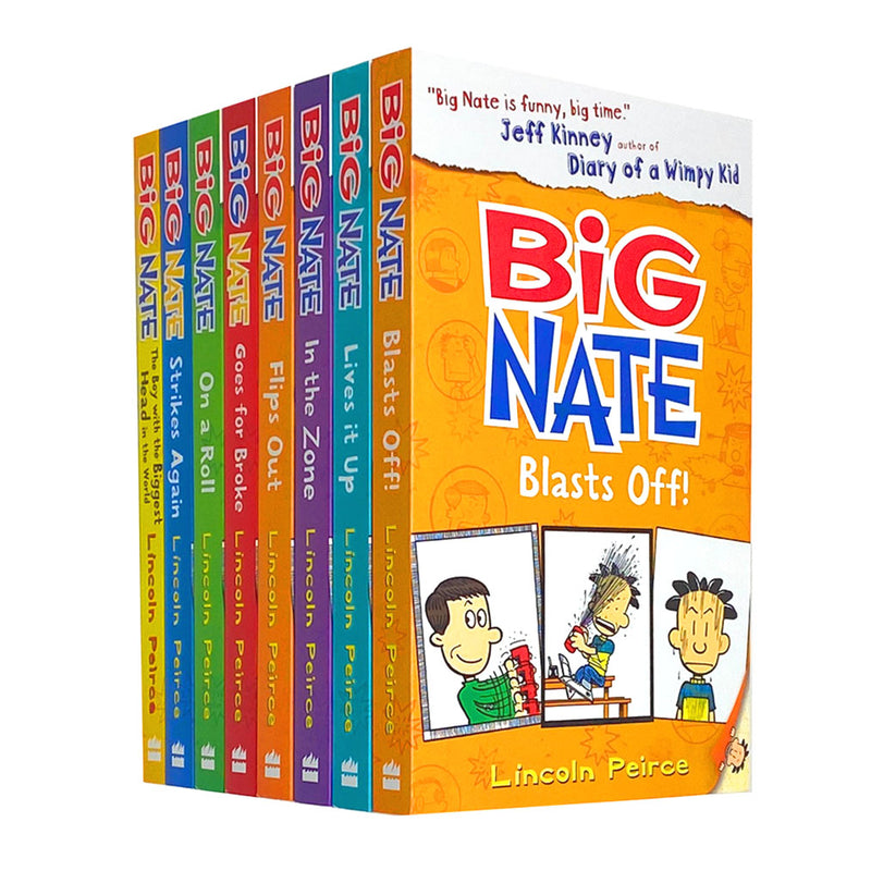 Big Nate Series Collection 8 Books Set by Lincoln Peirce