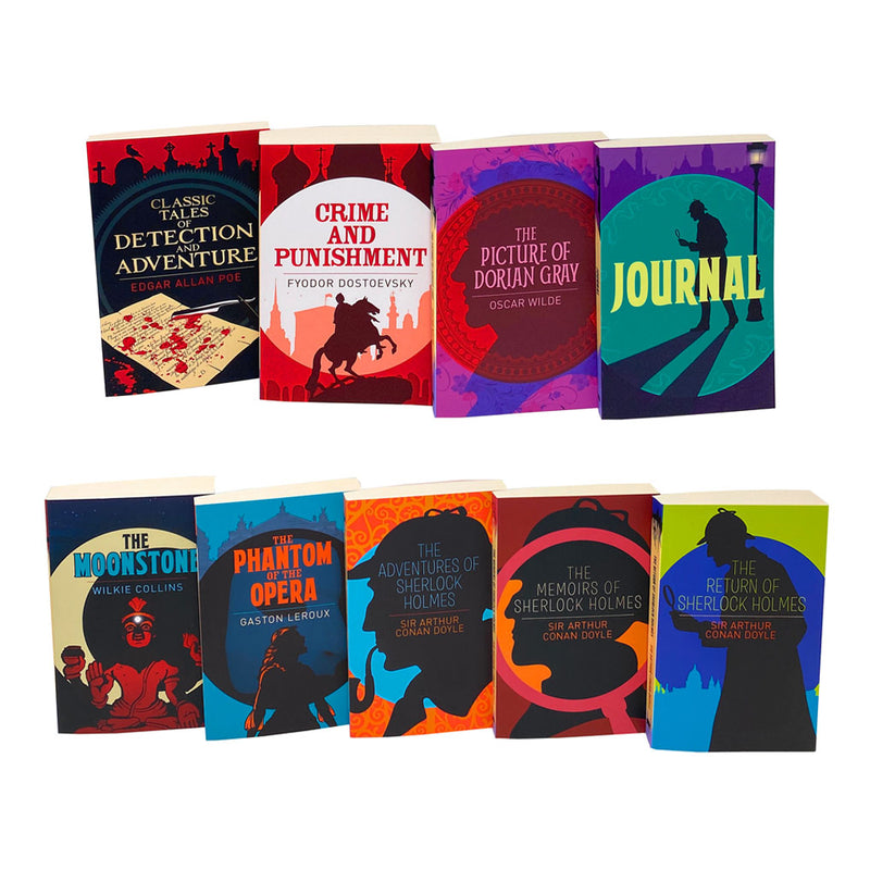 The Great Mystery Collection 8 Books Box Set with a Journal