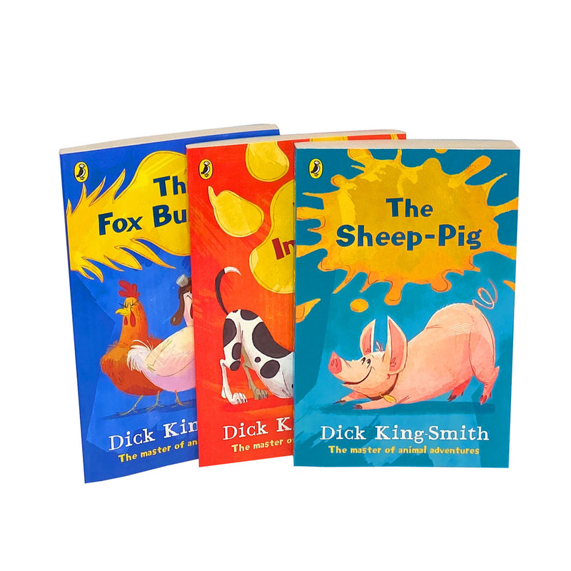 Dick King Smith 3 Books Set Collection, The Fox Busters...