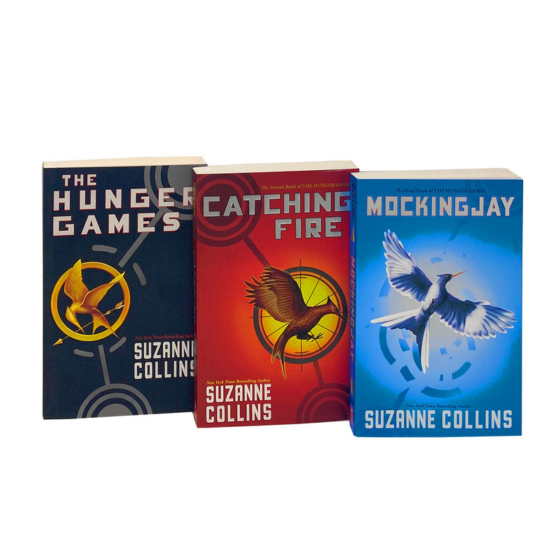 The Hunger Games 3 Books Set by Suzanne Collins, Catching Fire, Mockingjay...