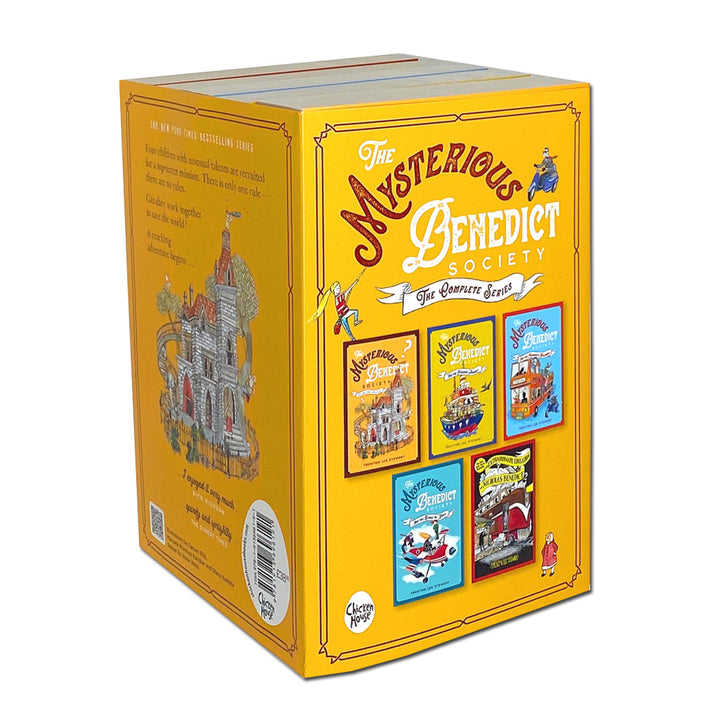 The Mysterious Benedict Society Complete Series– 5 Book Collection Set by Trenton Lee Stewart | Thrilling Mystery & Adventure for 12+ years