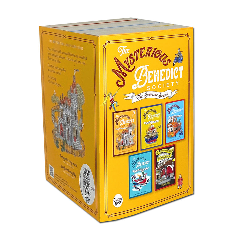 The Mysterious Benedict Society Complete Series– 5 Paperback Book Collection Set by Trenton Lee Stewart | Thrilling Mystery & Adventure for 12+ years