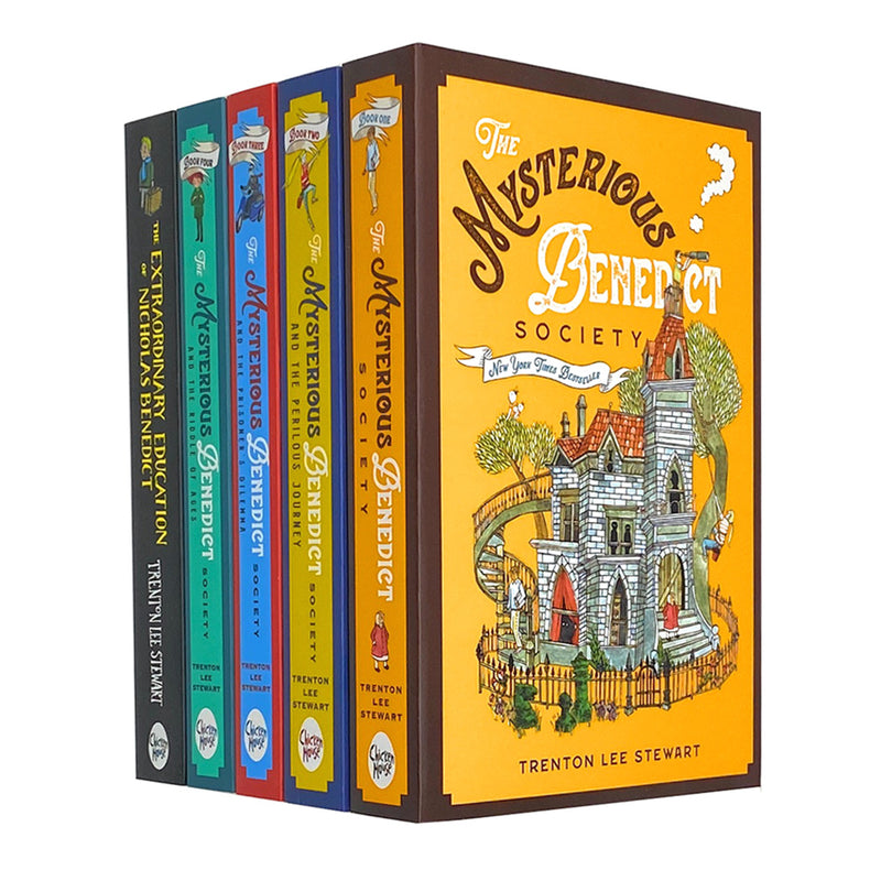 The Mysterious Benedict Society Complete Series– 5 Paperback Book Collection Set by Trenton Lee Stewart | Thrilling Mystery & Adventure for 12+ years