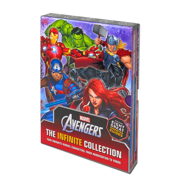 Marvel The Avengers 8 Books Collection Box Set The Infinite Collection Character Guides Volume 1