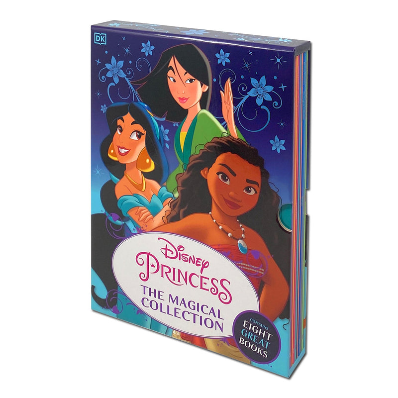 Disney Princess The Magical Collection 8 Books Box Set, Moana, Cinderella, Jasmine...