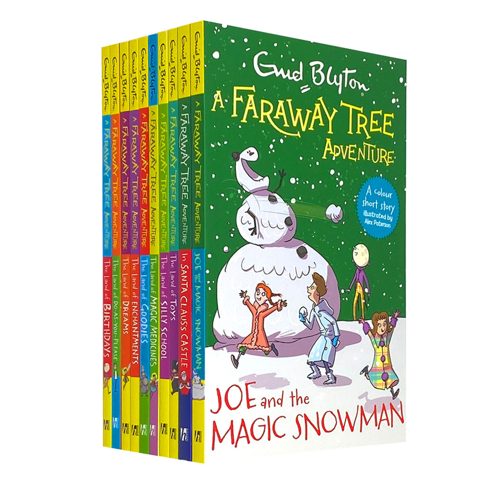 The Complete Faraway Tree Adventures 10 Books Collection Box Set by Enid Blyton – Classic Children's Fantasy Stories,Illustrated Book Series